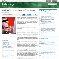 Kiwis suffer $4.4m internet fraud losses