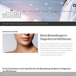Botox in Klagenfurt am Wörthersee - MKG Kretschmer