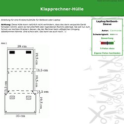 Klapprechner-Hülle