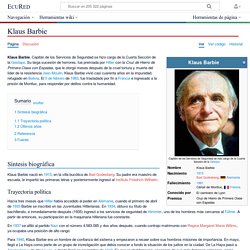 Klaus Barbie