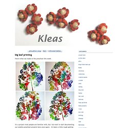 Kleas: big leaf printing