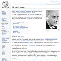 Victor Klemperer