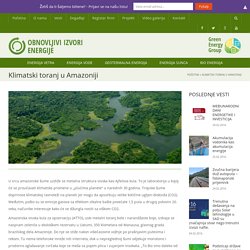 Klimatski toranj u Amazoniji