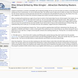 Mike Dillard Drilled by Mike Klingler - Attraction Marketing Masters Meet