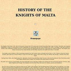 KNIGHTS OF MALTA
