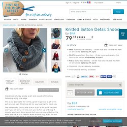 button scarf and snood by eka