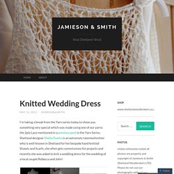 Knitted Wedding Dress