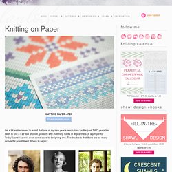 Knitting on Paper – Laylock Knitwear Design