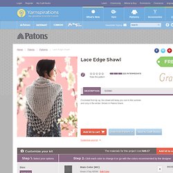 Download Free Pattern Details - Grace - Lace Edge Shawl (crochet)
