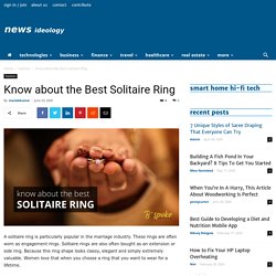 Know about the Best Solitaire Ring