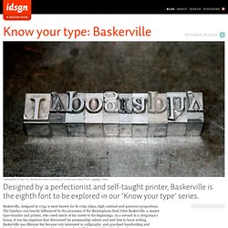 Know your type: Baskerville