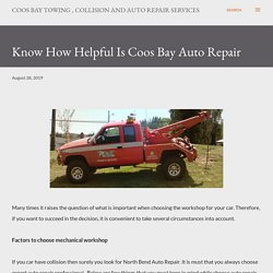 Know How Helpful Is Coos Bay Auto Repair