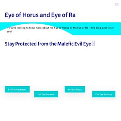Know More About Eye of Horus and Eye of Ra