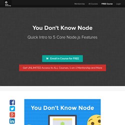 Node University: Courses on Node.js, React and