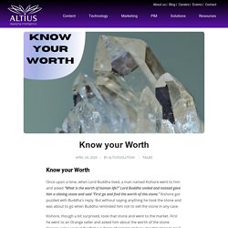 Know your Worth - Altius Technologies