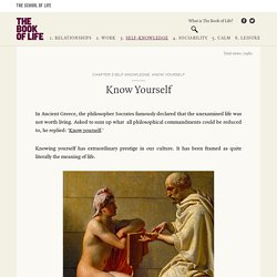 Know Yourself -The Book of Life