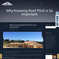 Why Knowing Roof Pitch is So Important