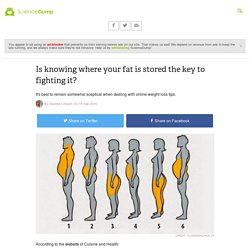 Is knowing where your fat is stored the key to fighting it?