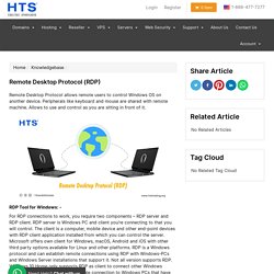 Knowledge Base-Remote Desktop Protocol (RDP) HTS Hosting