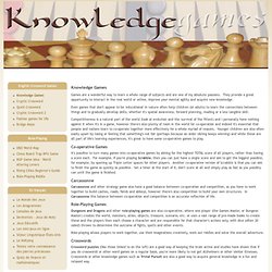 Knowledge Games » Blog Archive » Elevator Pitch