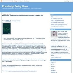 Knowledge Policy News: June 2012