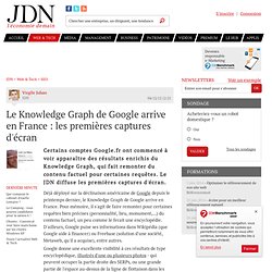 Le Knowledge Graph de Google arrive en France : les premières captures d'écran