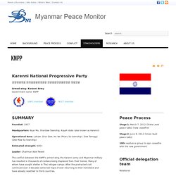 Karenni National Progressive Party "KNPP"
