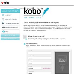 Kobo - Vous êtes auteur ou éditeur ?