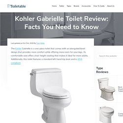 Kohler Gabrielle Toilet Review: Facts You Need to Know