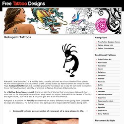 Kokopelli Tattoos & Designs