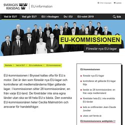 EU-kommissionen - Sveriges riksdags EU-information