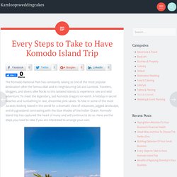 Every Steps to Take to Have Komodo Island Trip