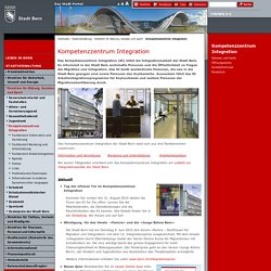 Kompetenzzentrum Integration — Stadt Bern