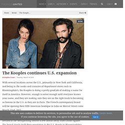 The Kooples continues U.S. expansion