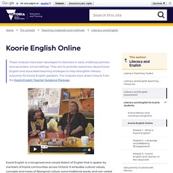 Koorie English Online