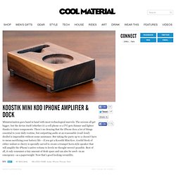 Koostik Mini Koo iPhone Amplifier & Dock