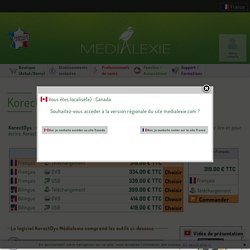 KorectDys Médialexie - Médialexie France