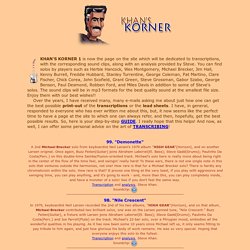 Khan's Korner 1 - Transcriptions by Steve Khan