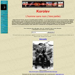 Korolev, l'homme sans nom