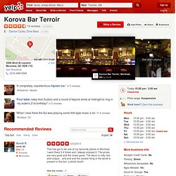 Korova Bar Terroir