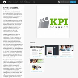 KPI Connect Ltd., Winnipeg, MB