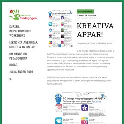 Kreativa appar! – Hospedagogen tipsar!