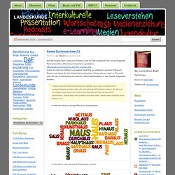 Kreatives Schreiben « landeskunde