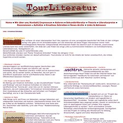 Links: Kreatives Schreiben - TourLiteratur