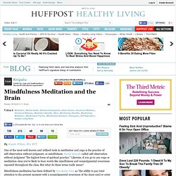 Kripalu : Mindfulness Meditation and the Brain