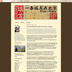 Krister i Beijing: Den KOMPLETTA guiden till turism i Beijing