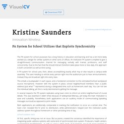 Kristine Saunders - Innovation Wireless