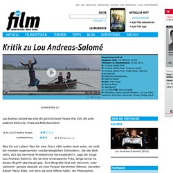 Kritik zu Lou Andreas-Salomé