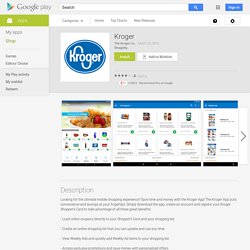 Kroger - Android Apps on Google Play