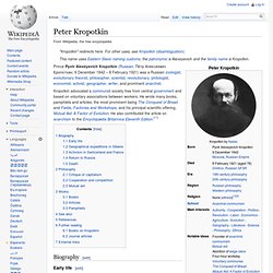 Peter Kropotkin